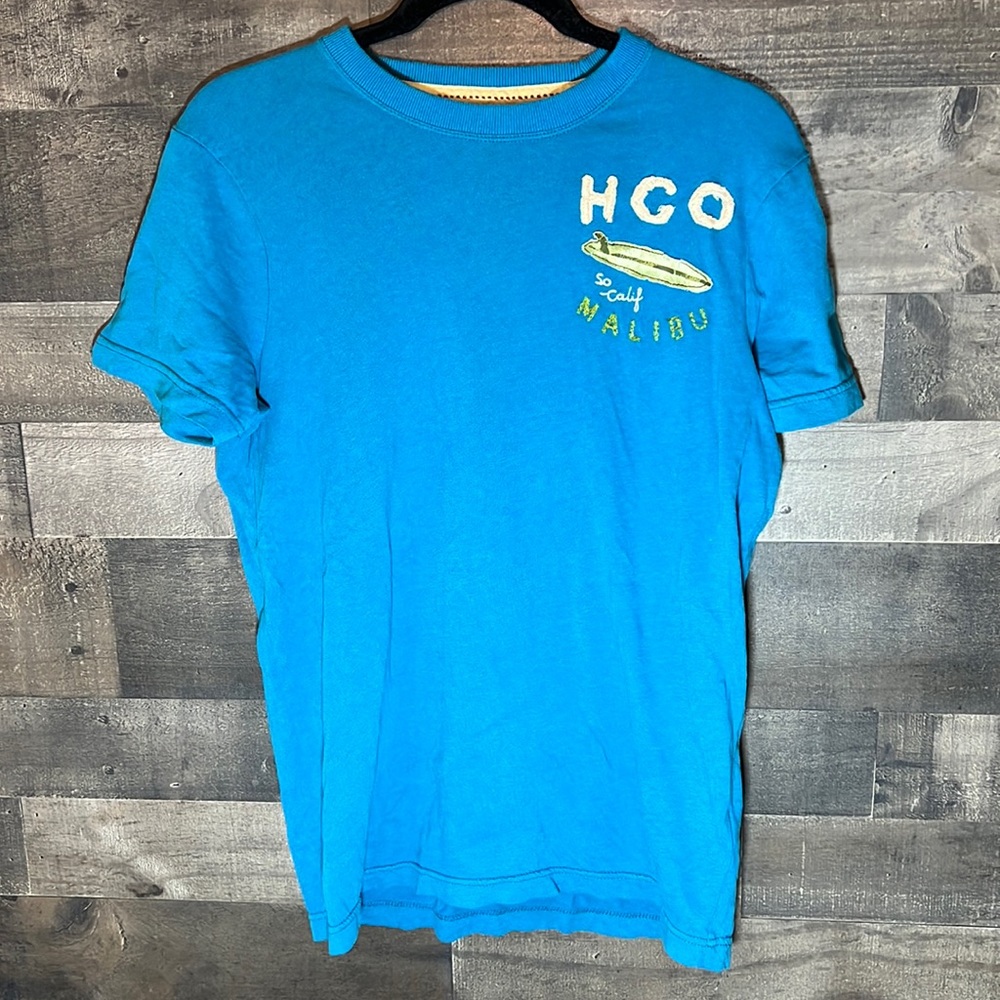 Blue “Born to Lead” Hollister Short Sleeve T-Shirt